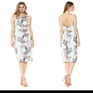 Nicole miller white dress with sea theme